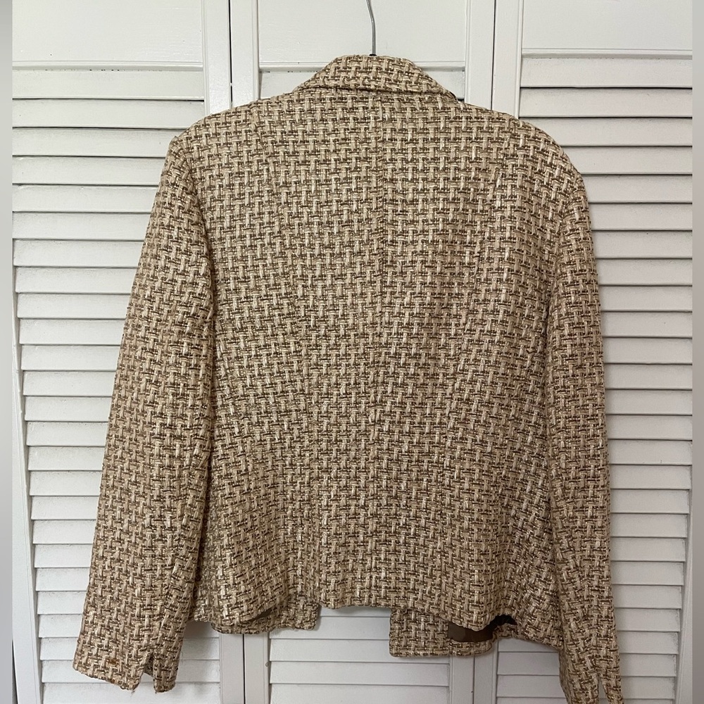Talbot’s Dune Brown Multi Tweed Jacket Size 14 - Picture 2 of 6